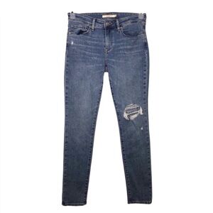 Levi's 711 Skinny Jeans, 28, Medium Wash, Mid to High Rise